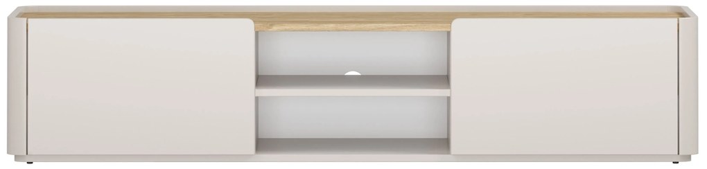 Comodă TV cu sertar Elivo 170 cm - cașmir / stejar uleiat