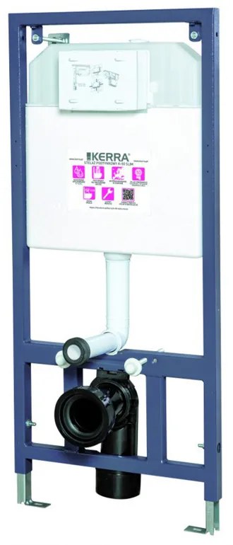 Rezervor de toaletă K-50 Slim, montat pe perete