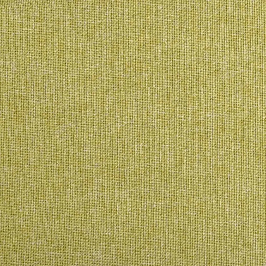 Scaune de bucatarie pivotante, 2 buc., verde, textil 2, Verde