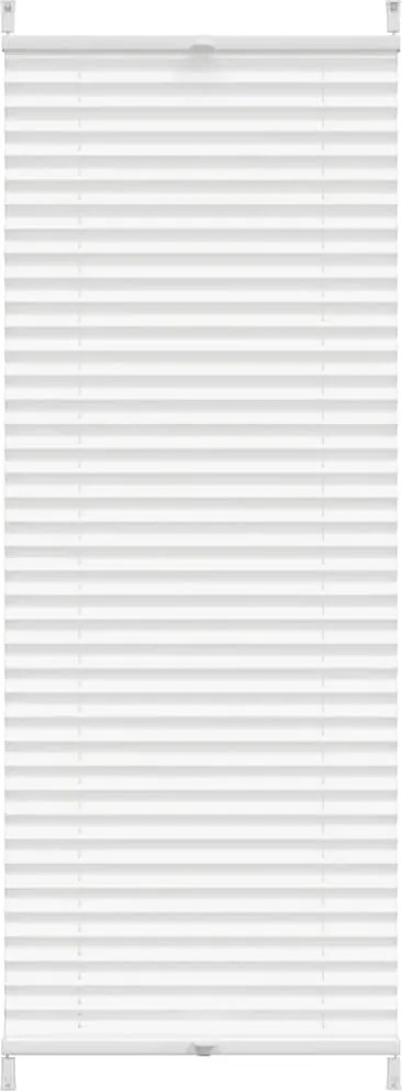 vidaXL Jaluzea plisse, alb, 50x150 cm, pliuri