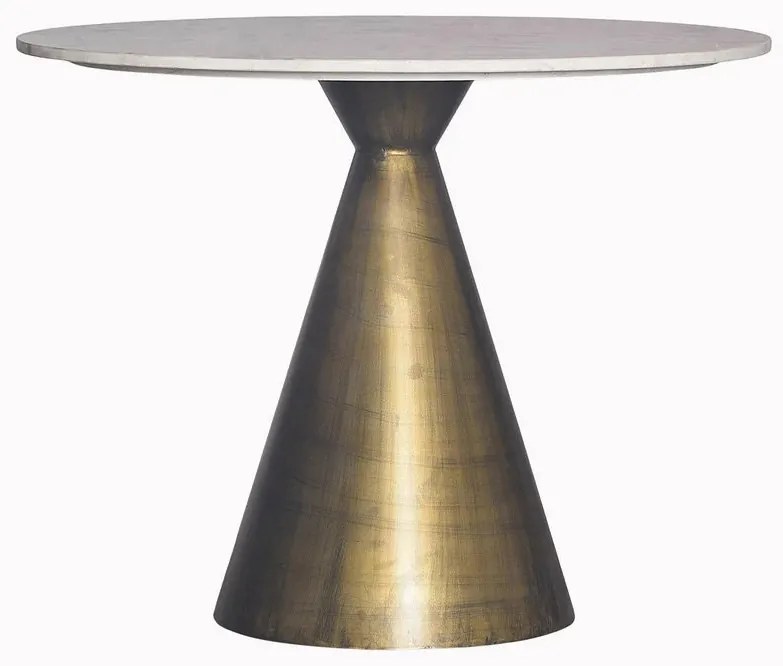 Masa Rotunda Bistro, Marmura, Metal, ELEGANCIA 100cm