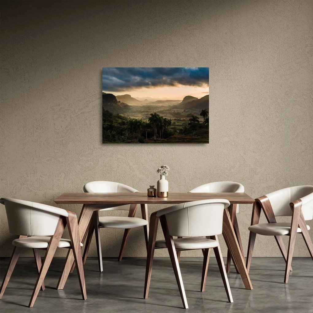 Tablou pe sticlă - Vîrfurile Cubaneze (70x50 cm)