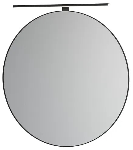 Oglindă de baie BATH DELUXE 01-080-09-02-00 BORGSTED d. 80 cm negru