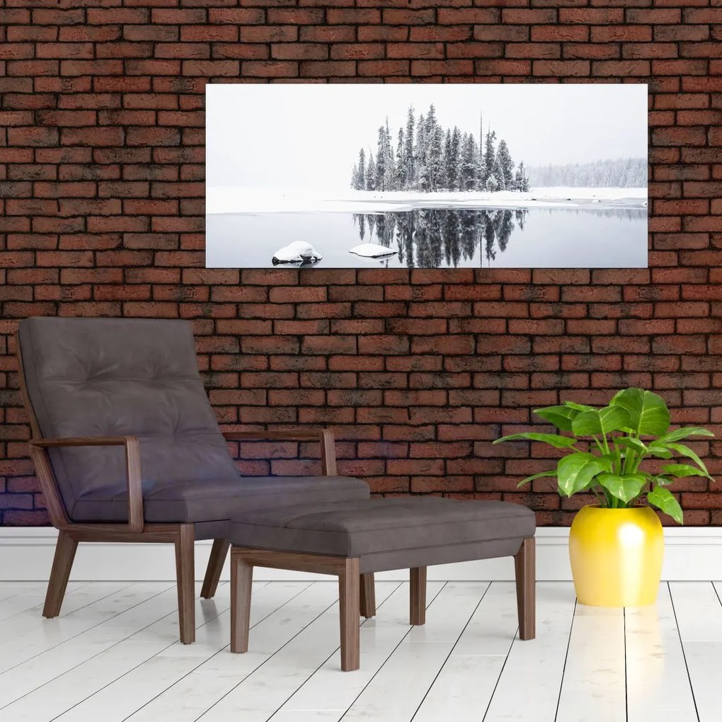 Tablou - A fost alb (120x50 cm)