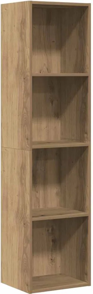 vidaXL Dulap cărți/Dulap TV Artisan Stejar 36x30x143cm Lemn prelucrat