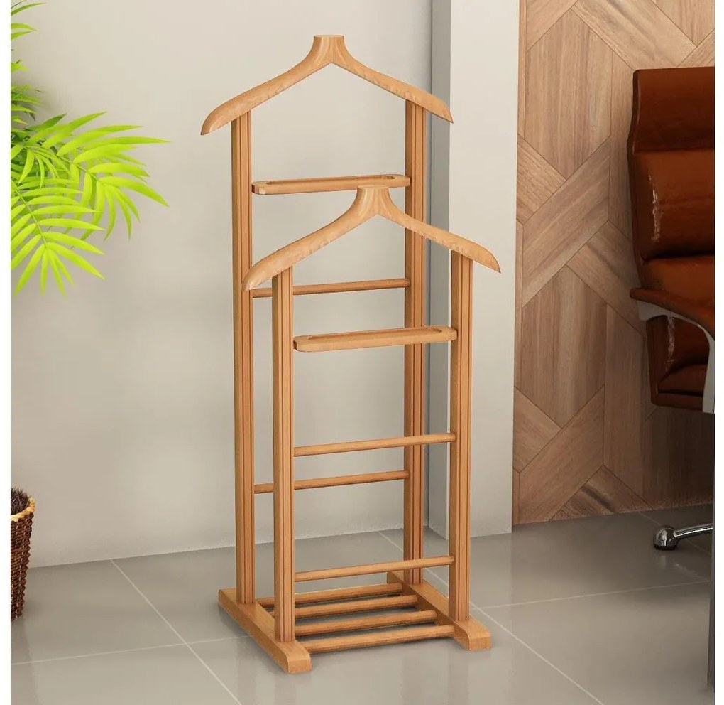 Cuier de podea BIBI, maro