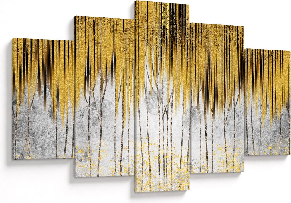 Tablou - Linii de aur (150x105 cm)