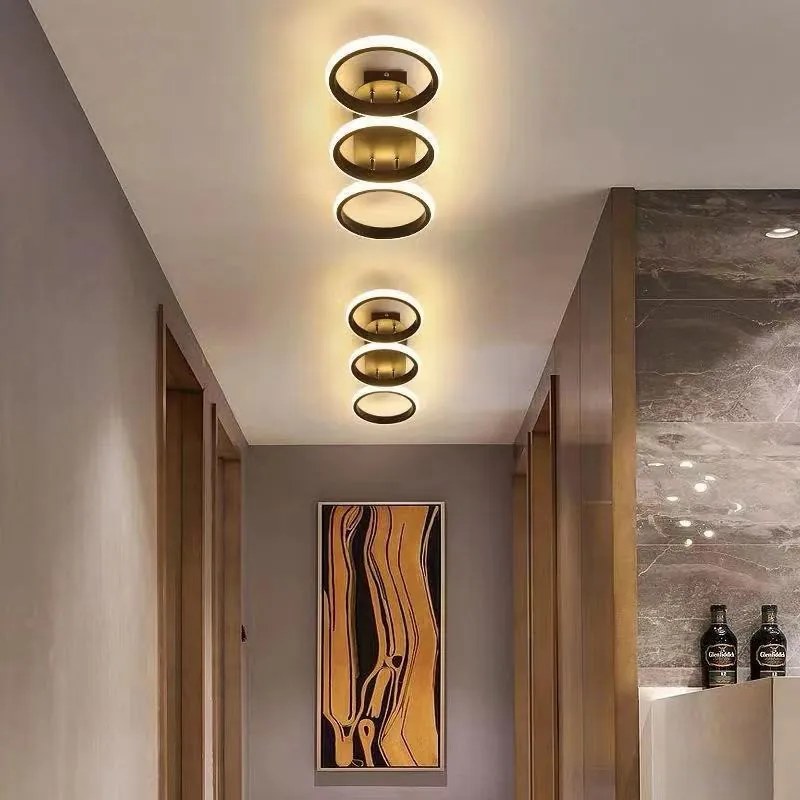 Lustra LED Plafoniera, B130-3BK, 3 Tipuri De Lumina, 54W, Negru Rotunda
