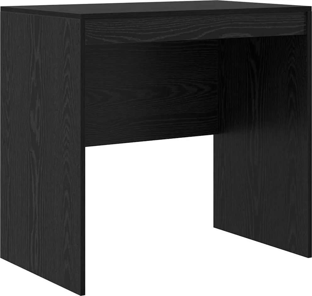 vidaXL Birou Stejar Negru 80 x 50 x 76 cm