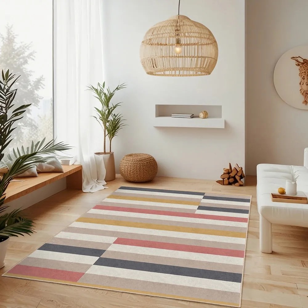 Covor lavabil 120x180 cm Rosy Bandas – Mila Home