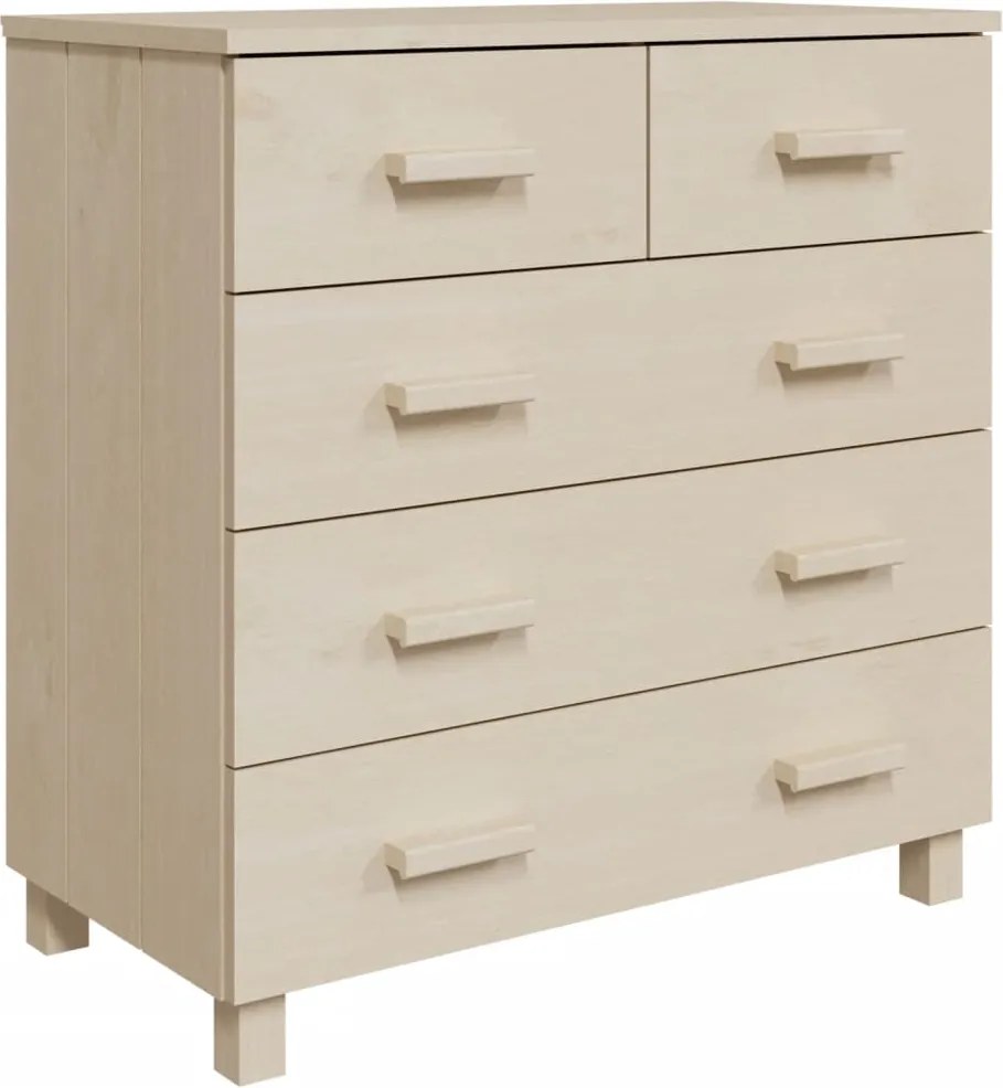 vidaXL Servantă „HAMAR”, maro miere, 79x40x80 cm, lemn masiv de pin