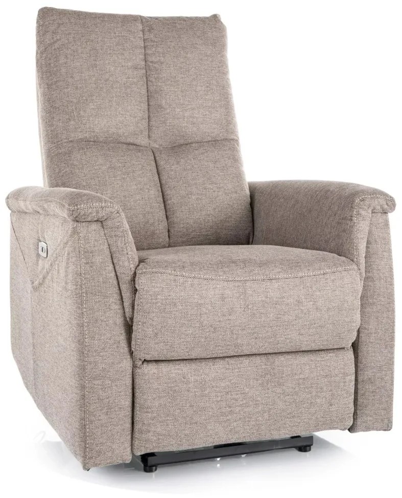 Fotoliu recliner cu functie de masaj Neptun M bej Brego34