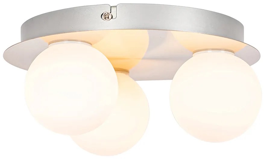 Plafoniera moderna pentru baie din otel cu 3 lumini - Cederic