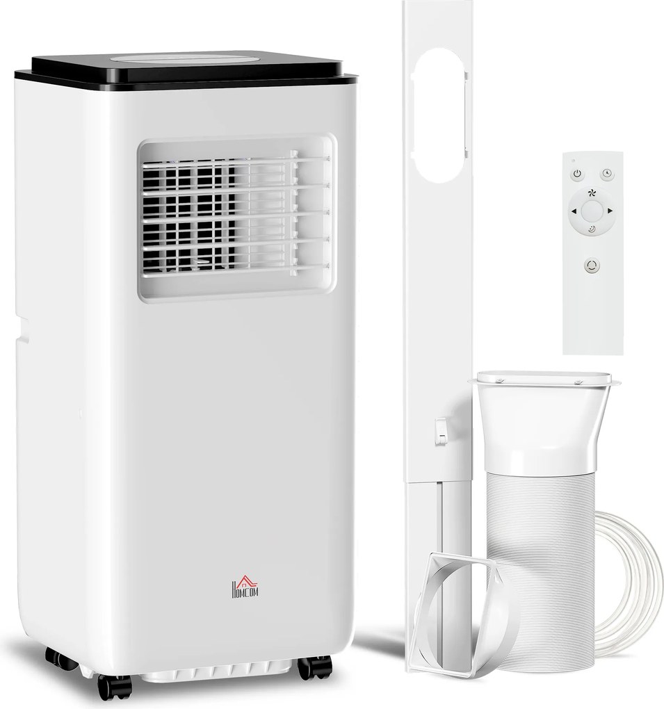 Aparat portabil de aer condiționat HOMCOM de 7.000 BTU | Aosom Romania