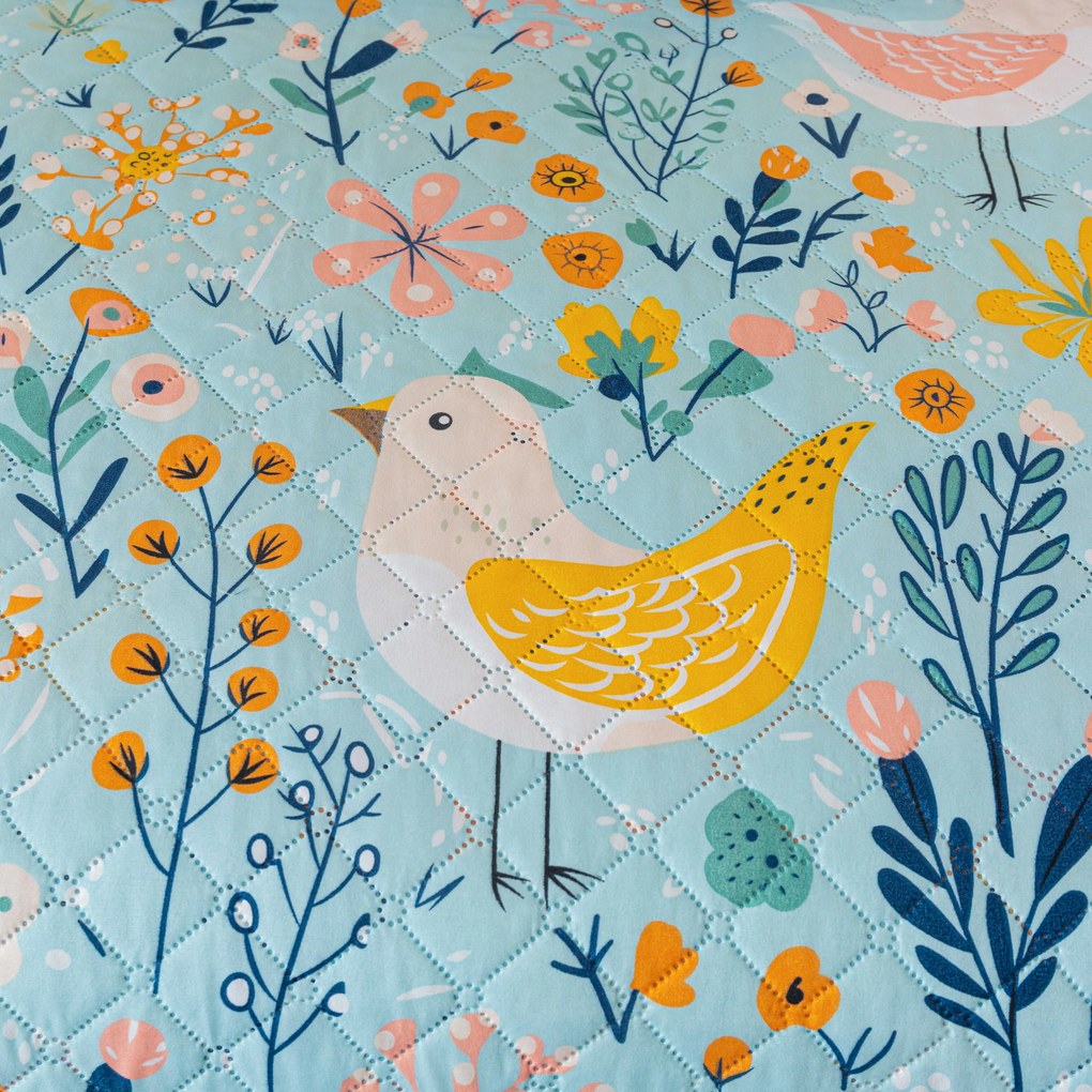 Cuvertura de pat SPRING TWEET, colorată Dimensiune: 220 x 240 cm