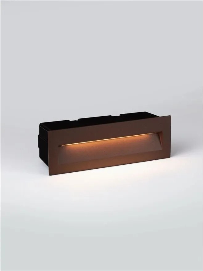 Spot incastrabil exterior IP65, LED CCT Ray corten