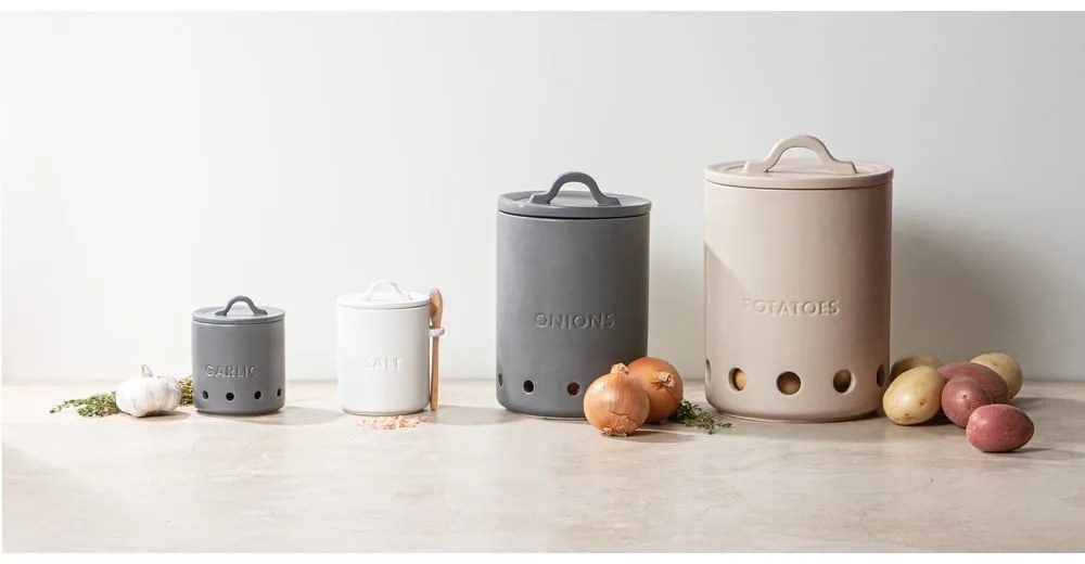 Recipient din ceramică pentru ceapă și usturoi Essentials – Ladelle