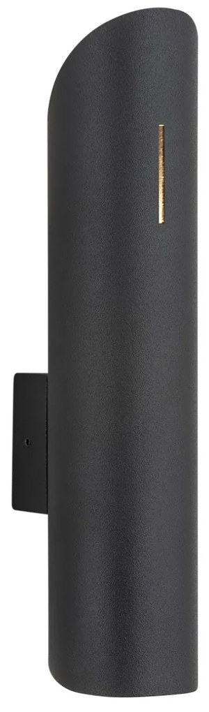 Aplica de perete cu iluminat up/down AKRON negru