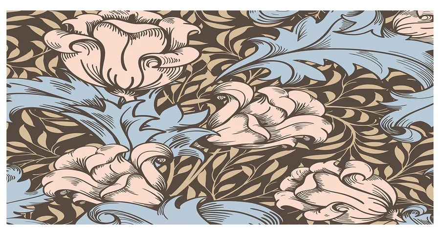 Tablou pe acril Model floral