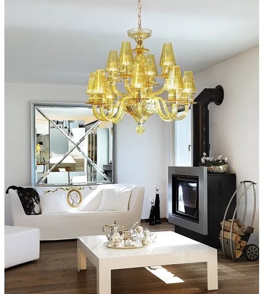 Lustră pe lanț IDILLIO 12xG9/48W/230V Redo IID C12 51