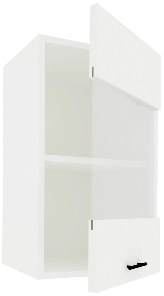 Corp Superior haaus Karo, O Usa, cu sticla, Alb, 40 x 30 x 60 cm