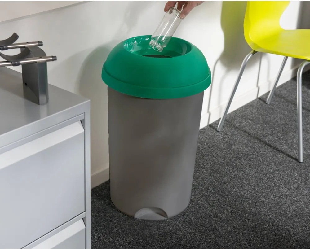 Set de capace pentru coșul de gunoi 3 buc. pentru reciclare din plastic – Addis