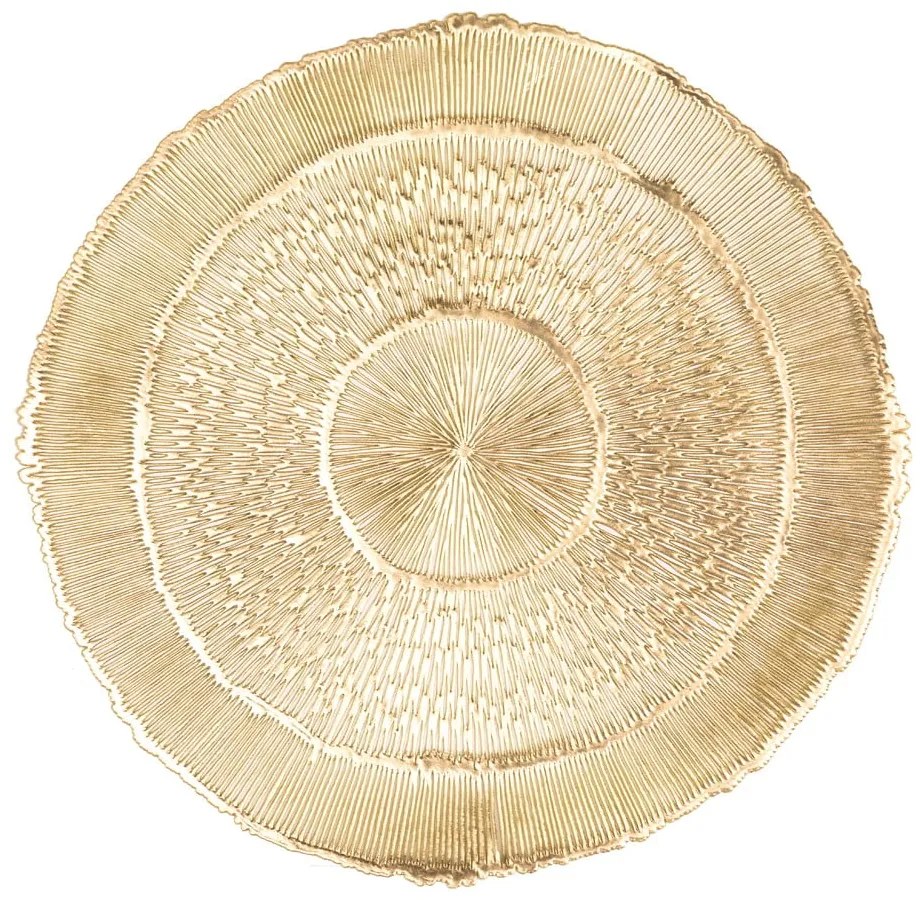 Suport de farfurie Tiseco Home Studio, ⌀ 38 cm, auriu