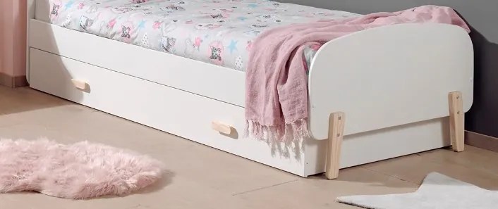 Set KIDDY format dintr-un Pat copii (90x200) cu sertar și birou.