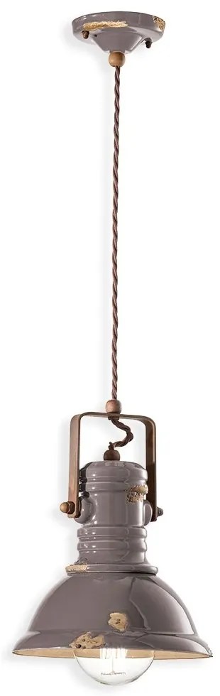 Pendul design retro realizata manual din ceramica INDUSTRIAL
