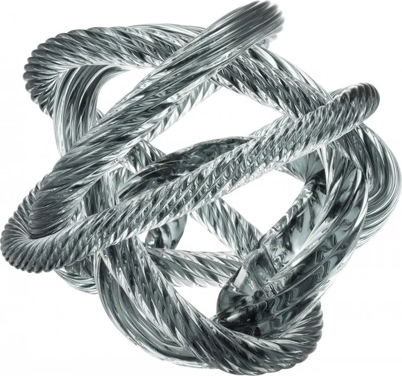 Obiect decorativ LUX Dominico L, diam.20cm gri 113529 HZ