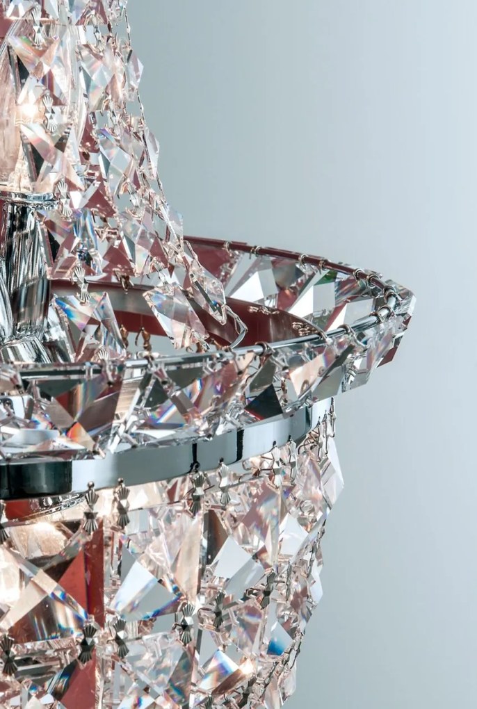 Aplica de perete cristal Swarovski AMBASSADOR crom