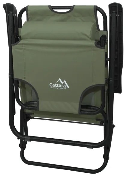 Scaun ajustabil pliabil verde/negru