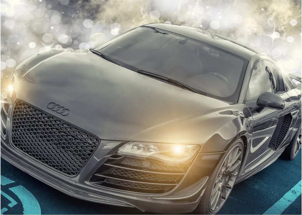 Tablou cu Audi - gri (70x50 cm)