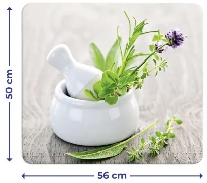 WENKO 2712940500 - Placă de acoperire pentru alimente 56 x 50 cm, multicoloră/transparentă