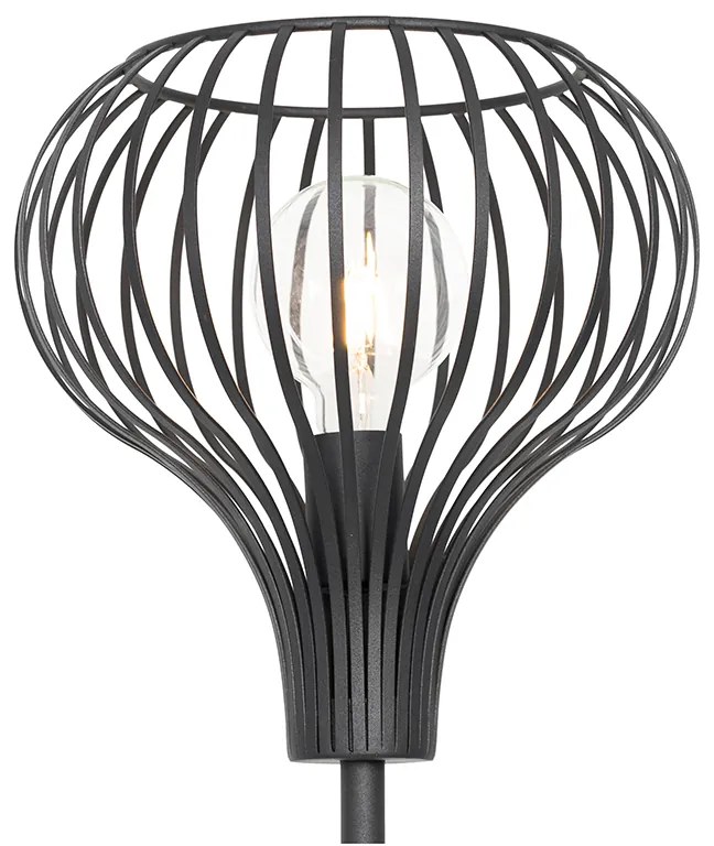 Lampa de podea modernă neagră - Saffira