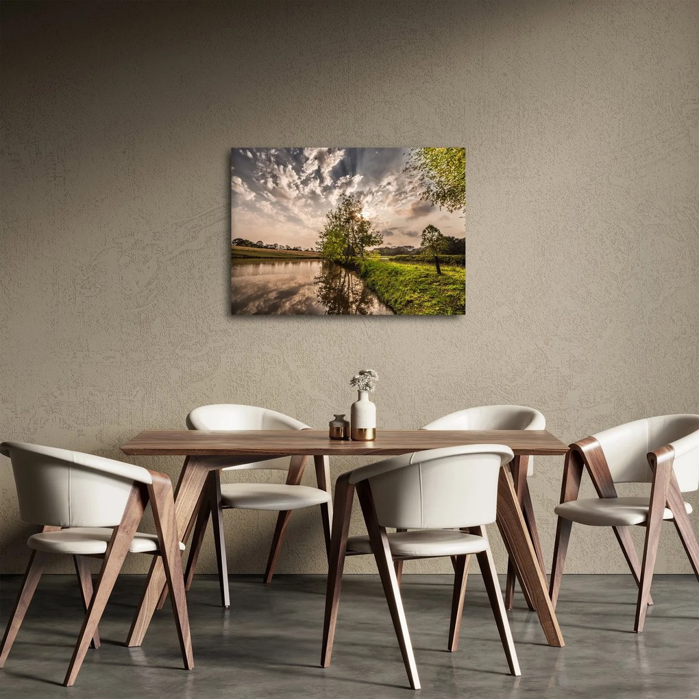 Tablou naturii cu raze de soae (70x50 cm)
