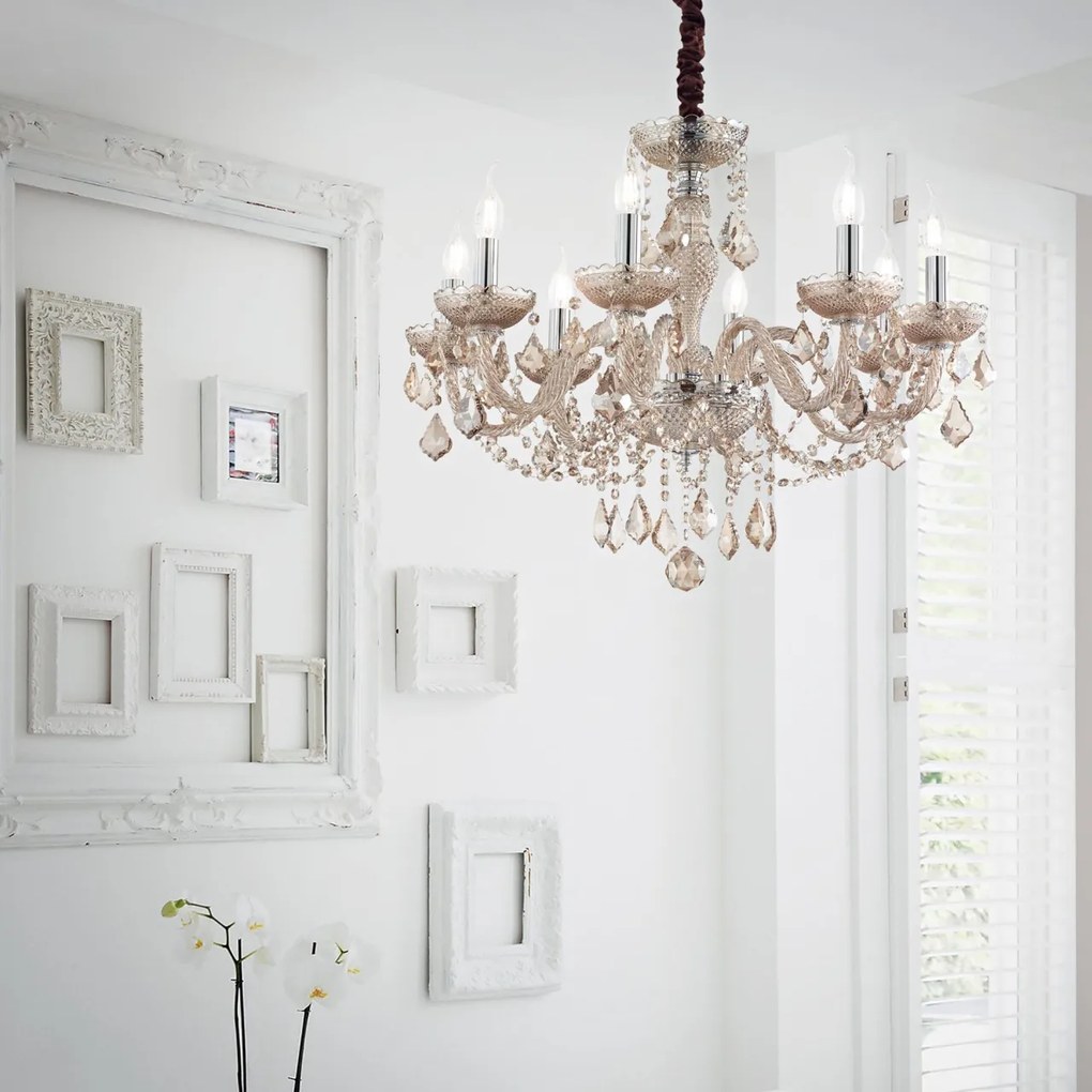 Candelabru din sticla design clasic ROSE SP8 166889