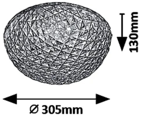 Rabalux 6966 - Plafonieră LED JILLIAN, 18W, 230V