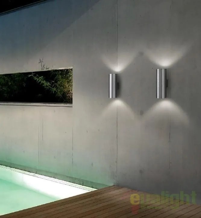 Aplica de perete exterior, IP55, GUN AP2 BIG BIANCO 092300