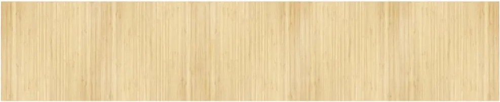 vidaXL Covor dreptunghiular, natural deschis, 100x500 cm, bambus
