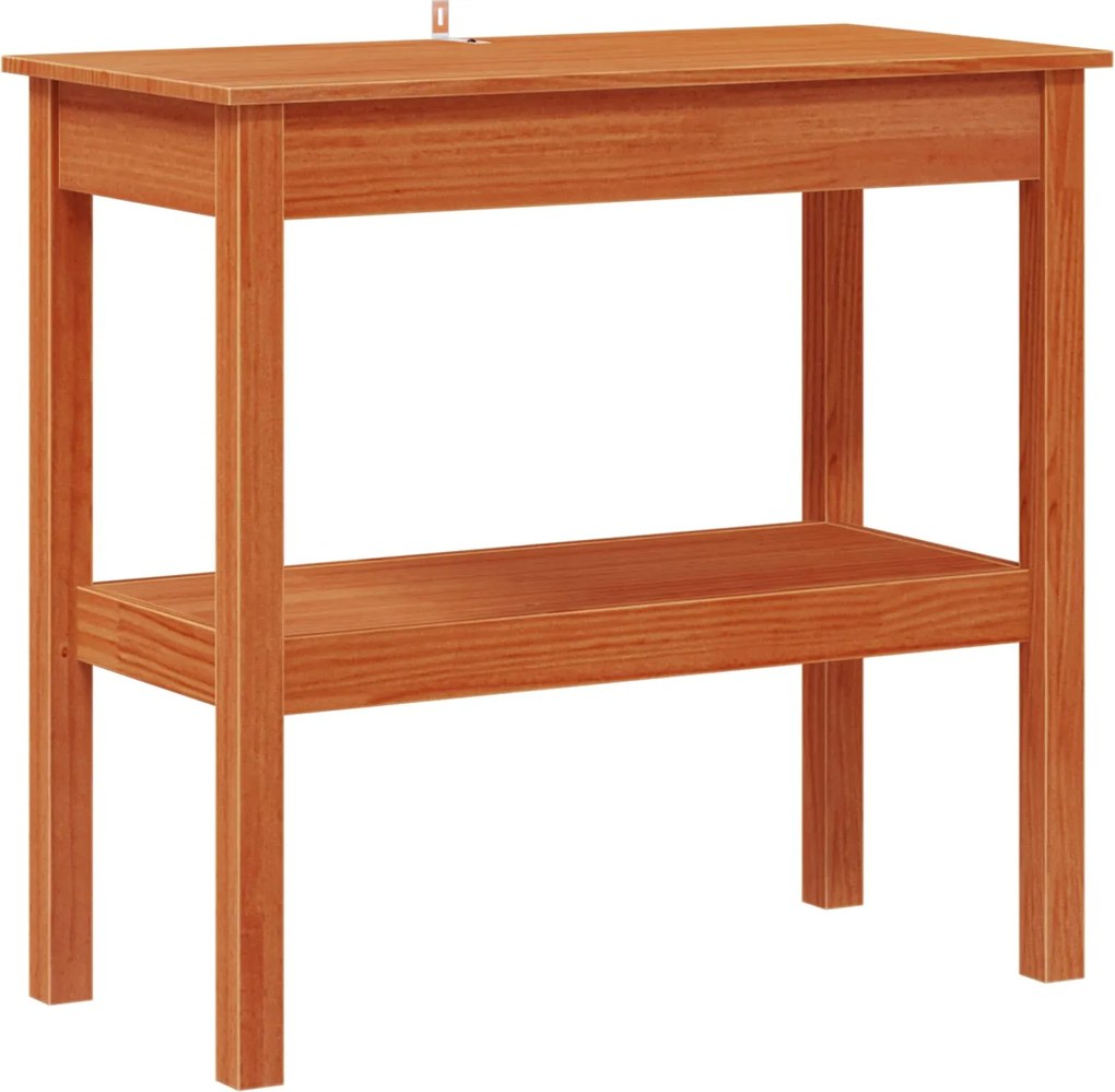 vidaXL Masă de consolă Maro Ceară 80 x 40 x 75 cm Lemn masiv de pin