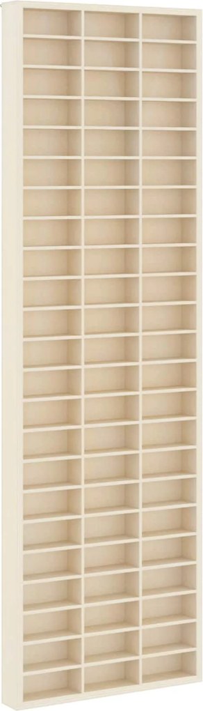 vidaXL Dulap de afișare pe perete Bej 30 x 4,5 x 96 cm Lemn compozit