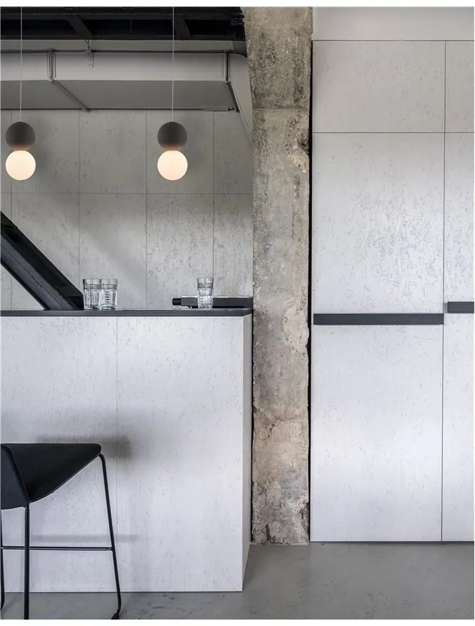 Pendul design modern ZERO, beton gri NVL-9704191