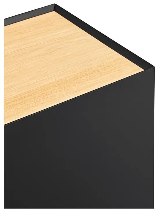 Comodă Teulat Arista, lățime 165 cm, negru