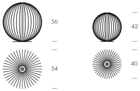 Veioza LED deosebita design LUX Mandala 40cm