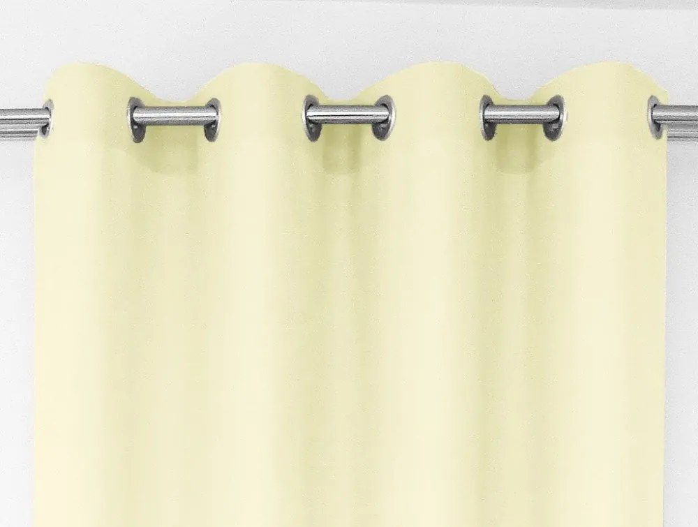 Draperie crem cu suspensie circulară Lungime: 260 cm