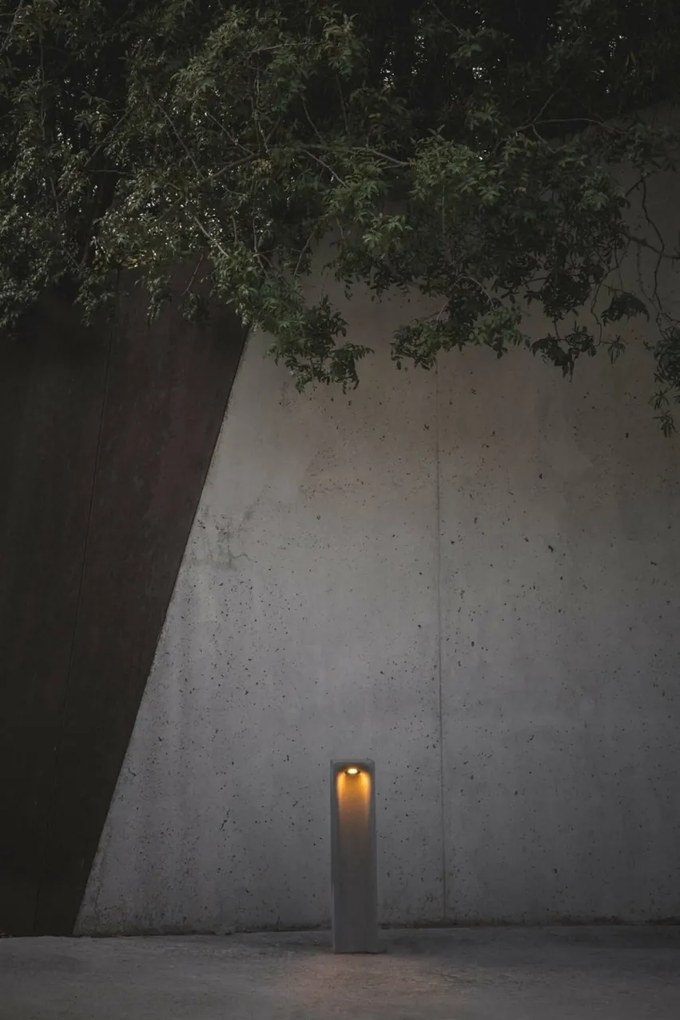 Stalp LED iluminat exterior IP55 GROT 3000K H-70cm gri