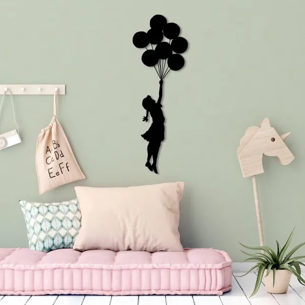 Decorațiune de perete 100x34 cm metal fată