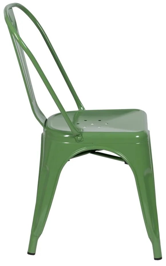 Scaune de dining verde 2 buc. din metal – Ixia