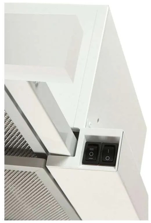 Hota Telescopica Incorporabila Tornado Sondo 700 (60), 1 motor, latime 60 cm, 2 viteze, absorbtie 700 m3/ora, Alb